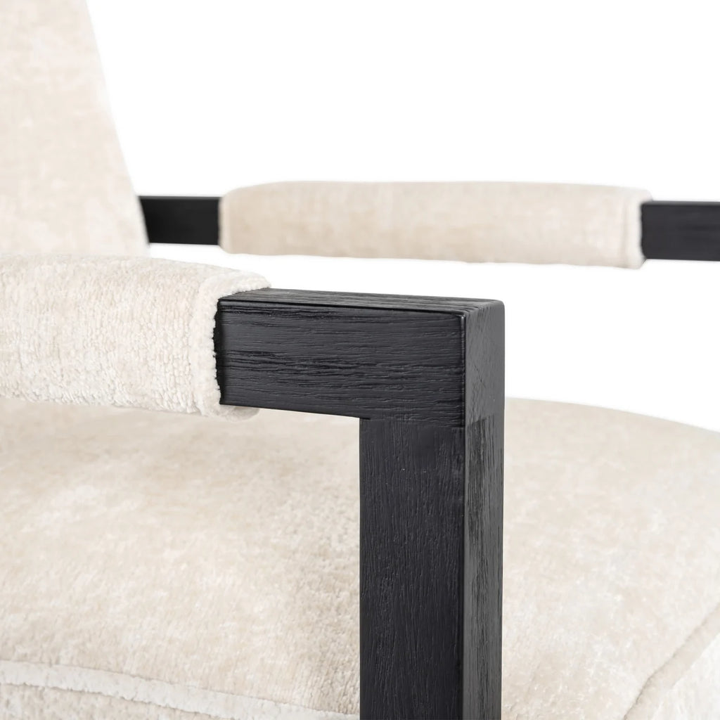 Esszimmerstuhl Beck white chenille
