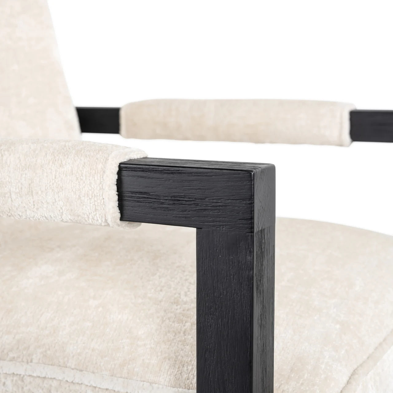 Esszimmerstuhl Beck white chenille