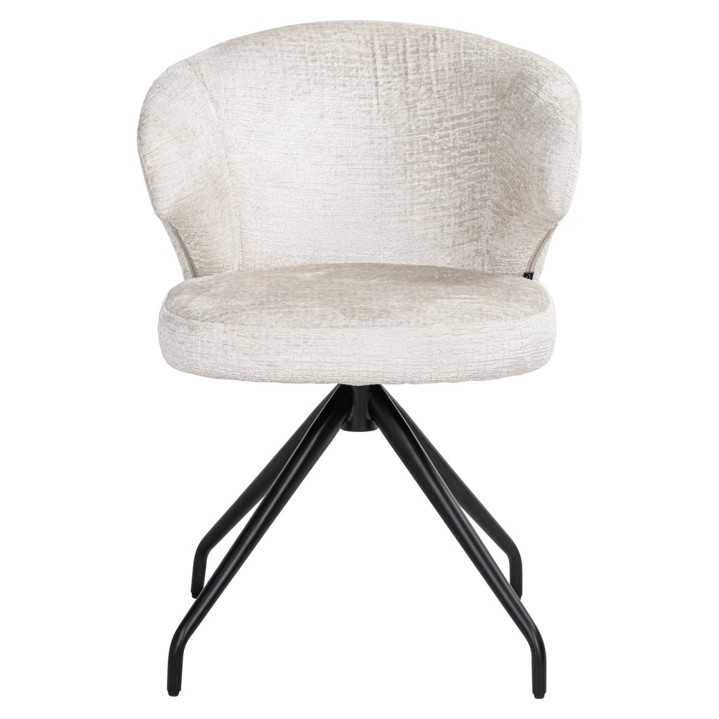 Esszimmerstuhl Milly cream fusion swivel
