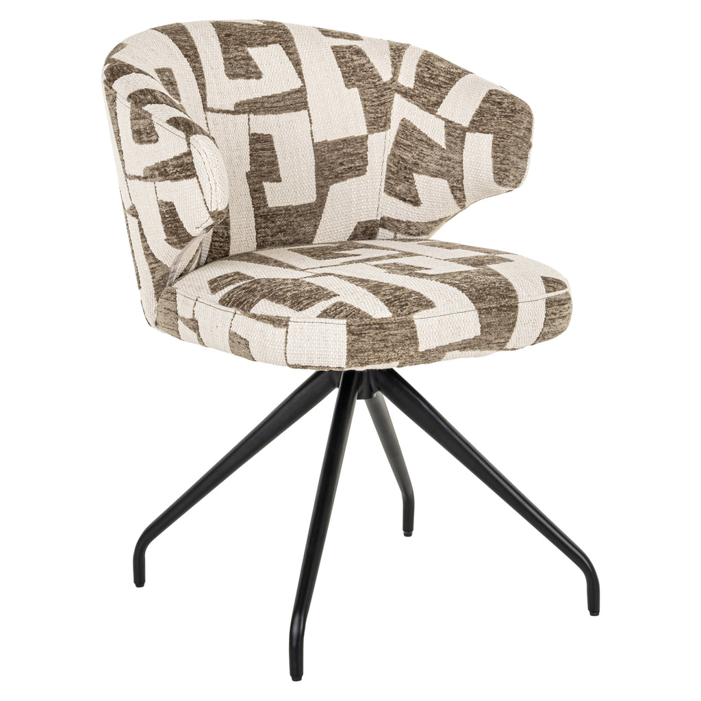 Esszimmerstuhl Milly moss graffic swivel