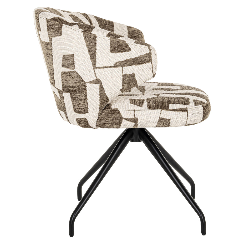 Esszimmerstuhl Milly moss graffic swivel