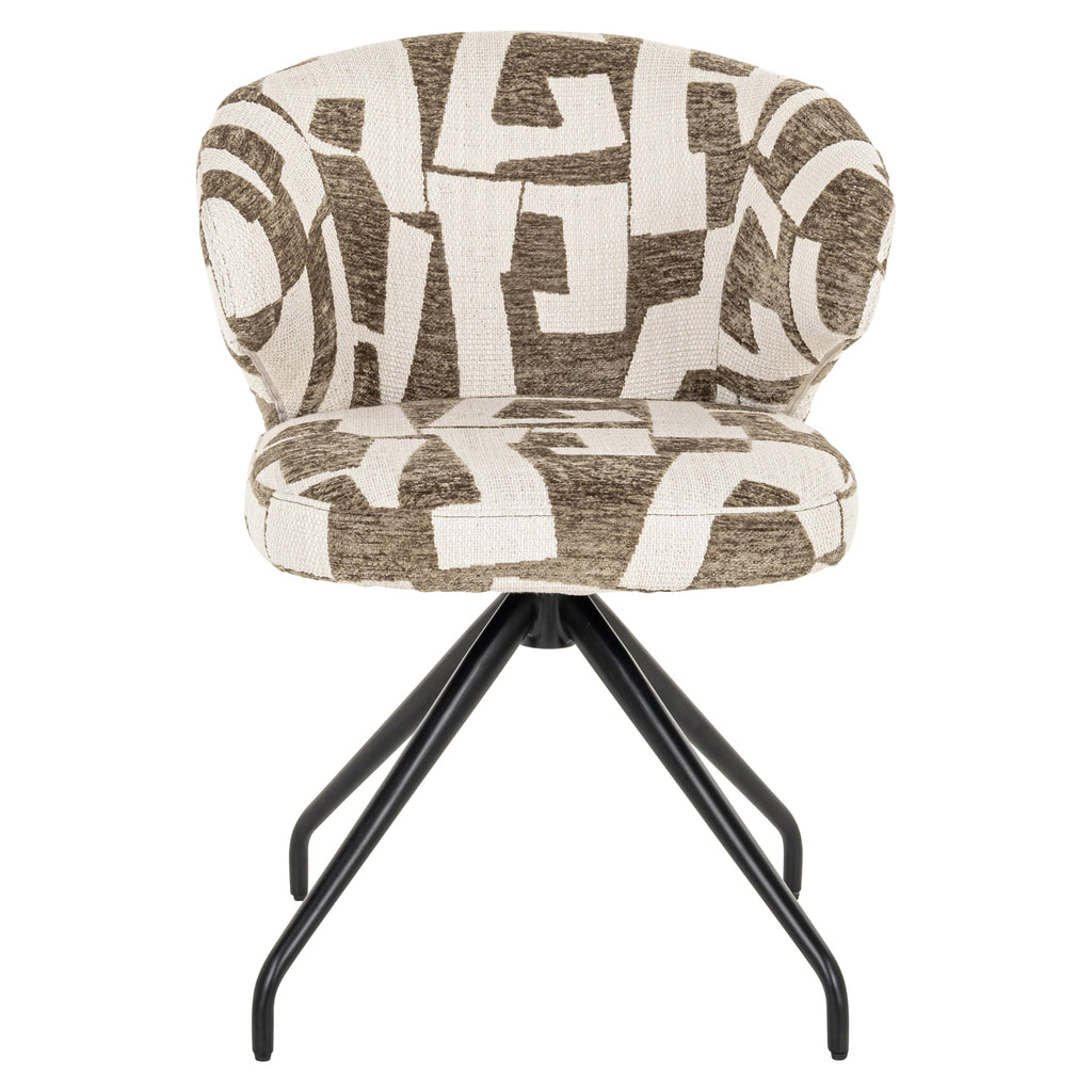 Esszimmerstuhl Milly moss graffic swivel