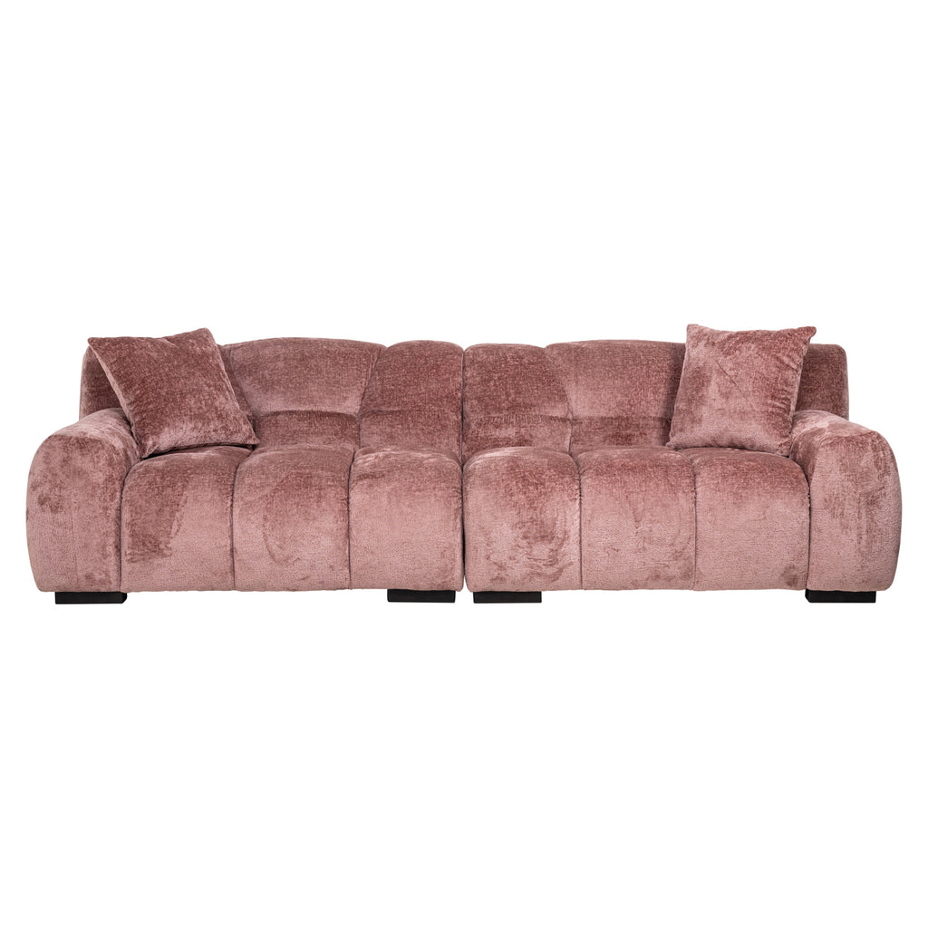 Sofa Charelle rose chenille
