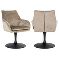 Esszimmerstuhl Marlon taupe chenille swivel