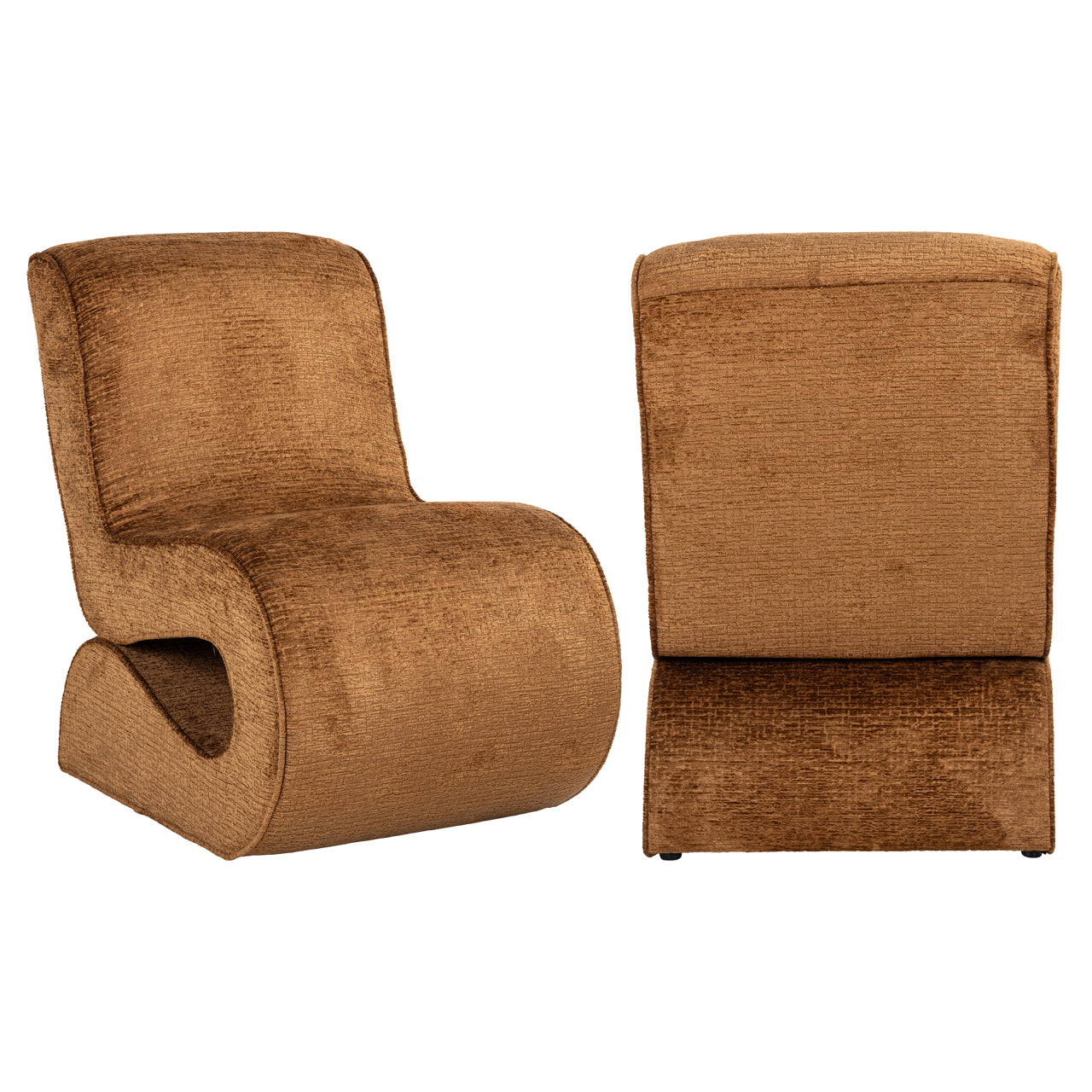 Lounge Stuhl Frankie cognac fusion