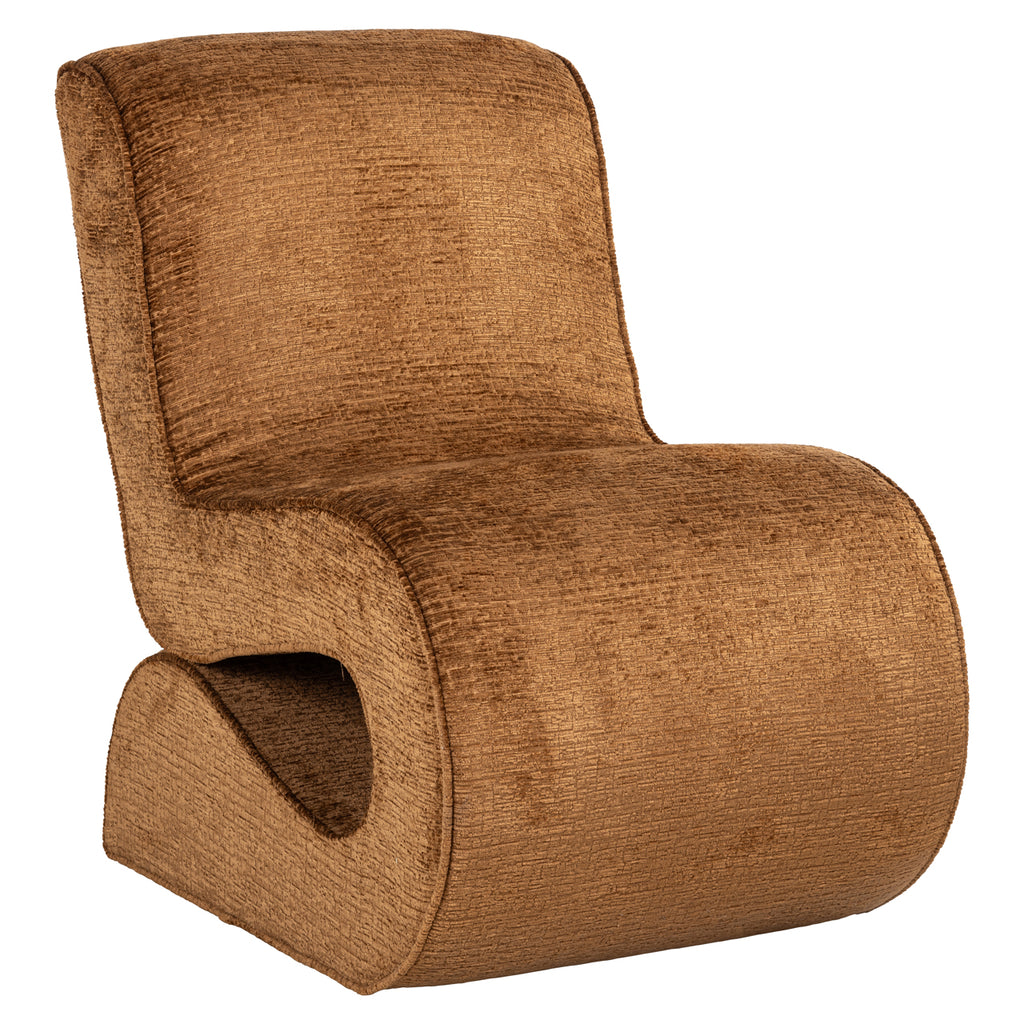 Lounge Stuhl Frankie cognac fusion