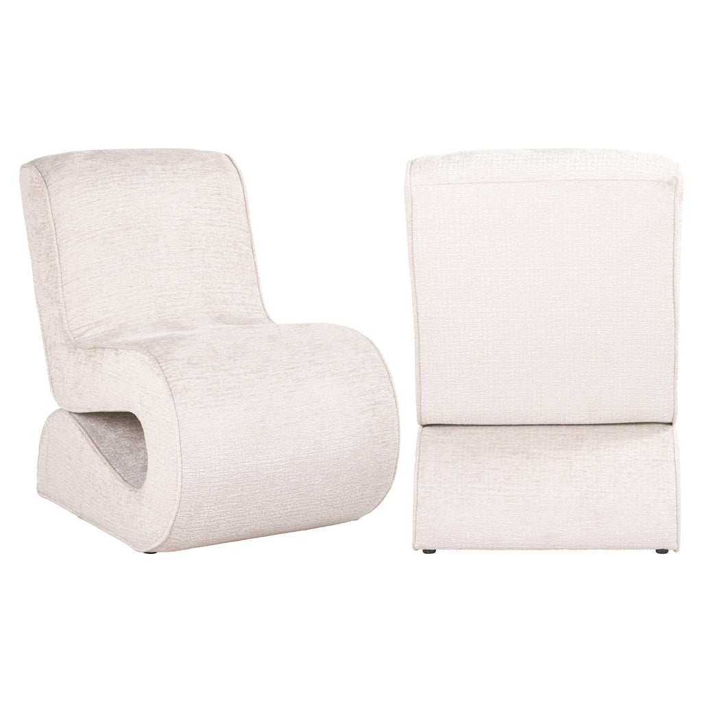 Lounge Stuhl Frankie cream fusion