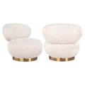 Lounge Stuhl Jace lovely cream swivel
