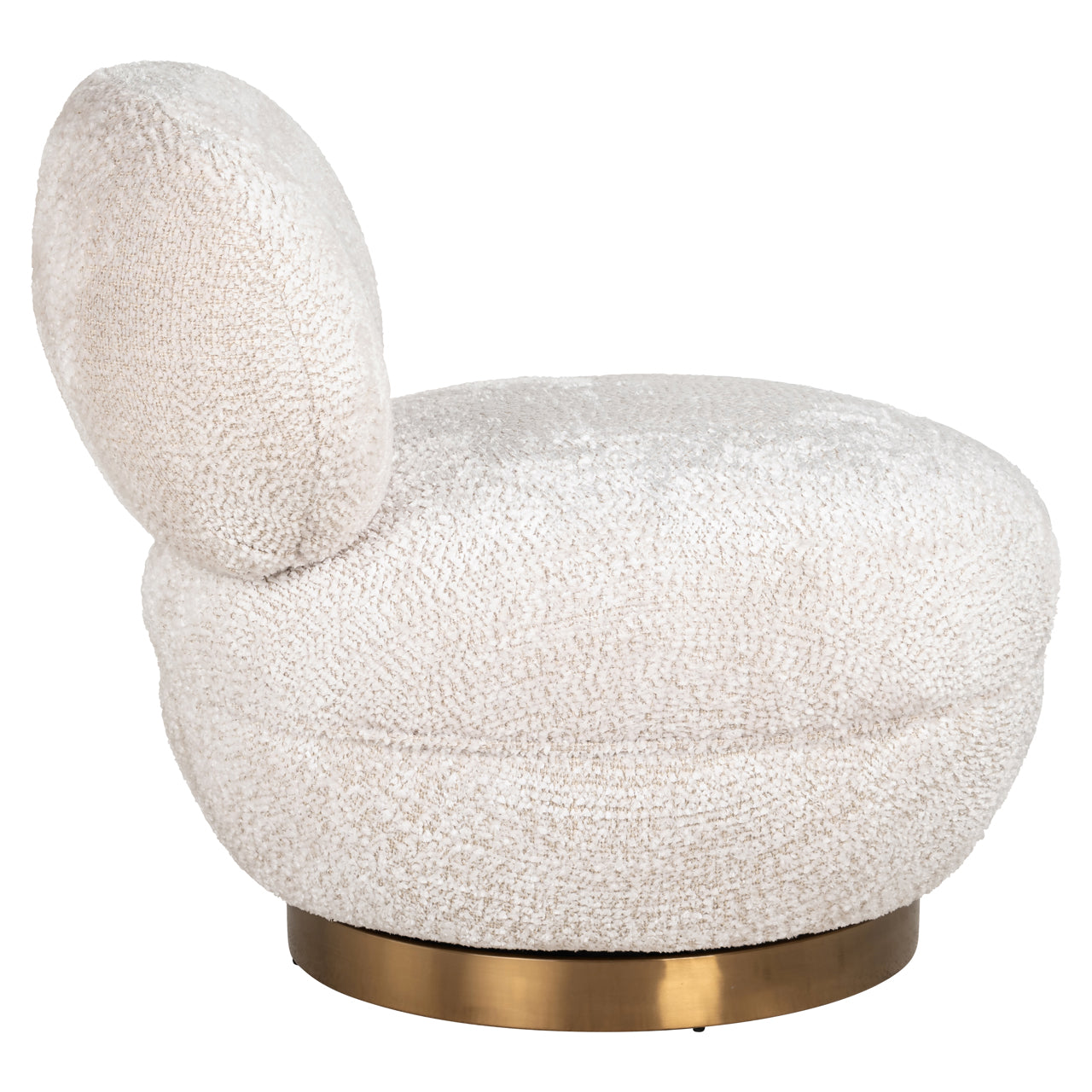Lounge Stuhl Jace lovely cream swivel