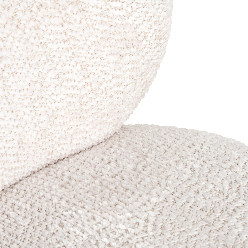 Lounge Stuhl Jace lovely cream swivel