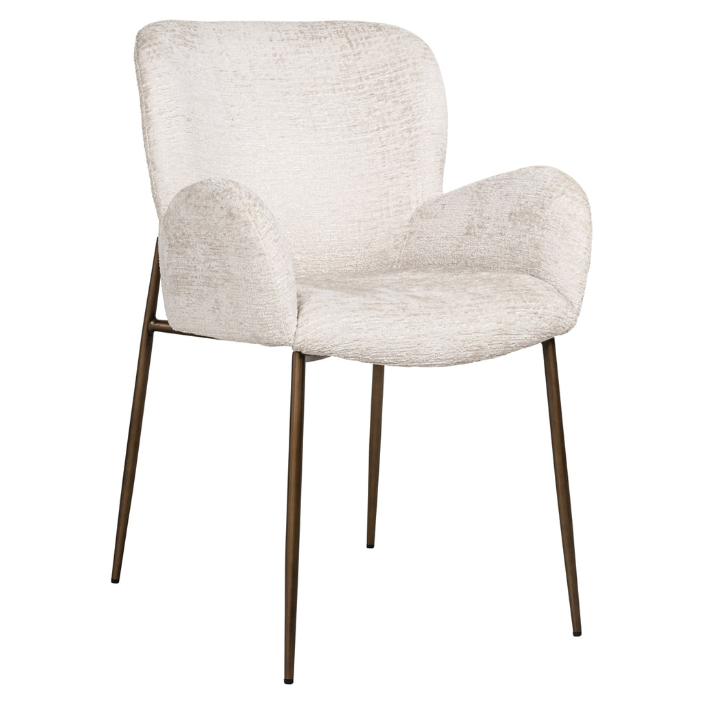 Esszimmerstuhl Amber cream fusion fire retardant