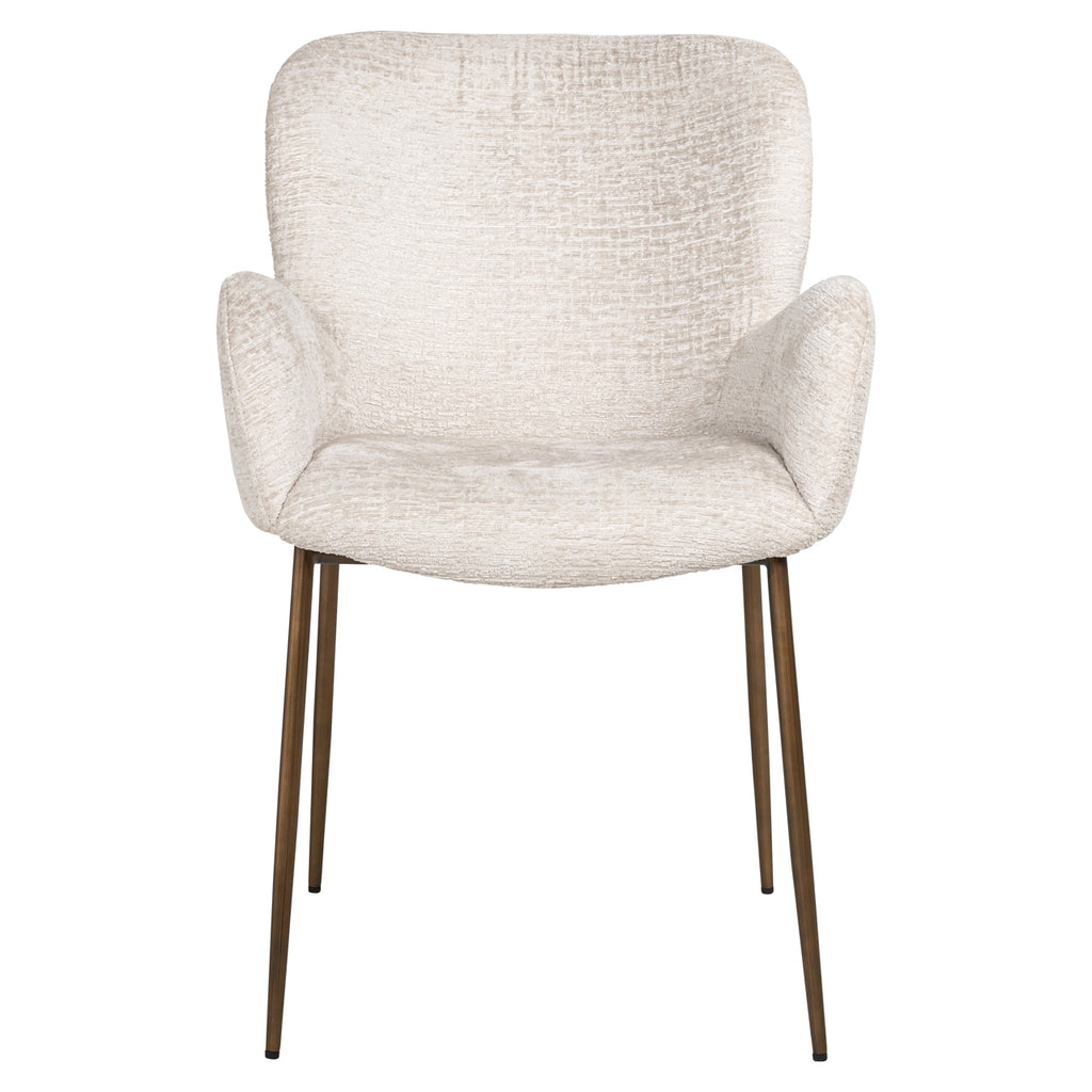 Esszimmerstuhl Amber cream fusion fire retardant