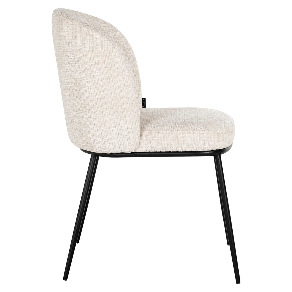 Esszimmerstuhl Elvi niagara beige fire retardant (Set of 2)