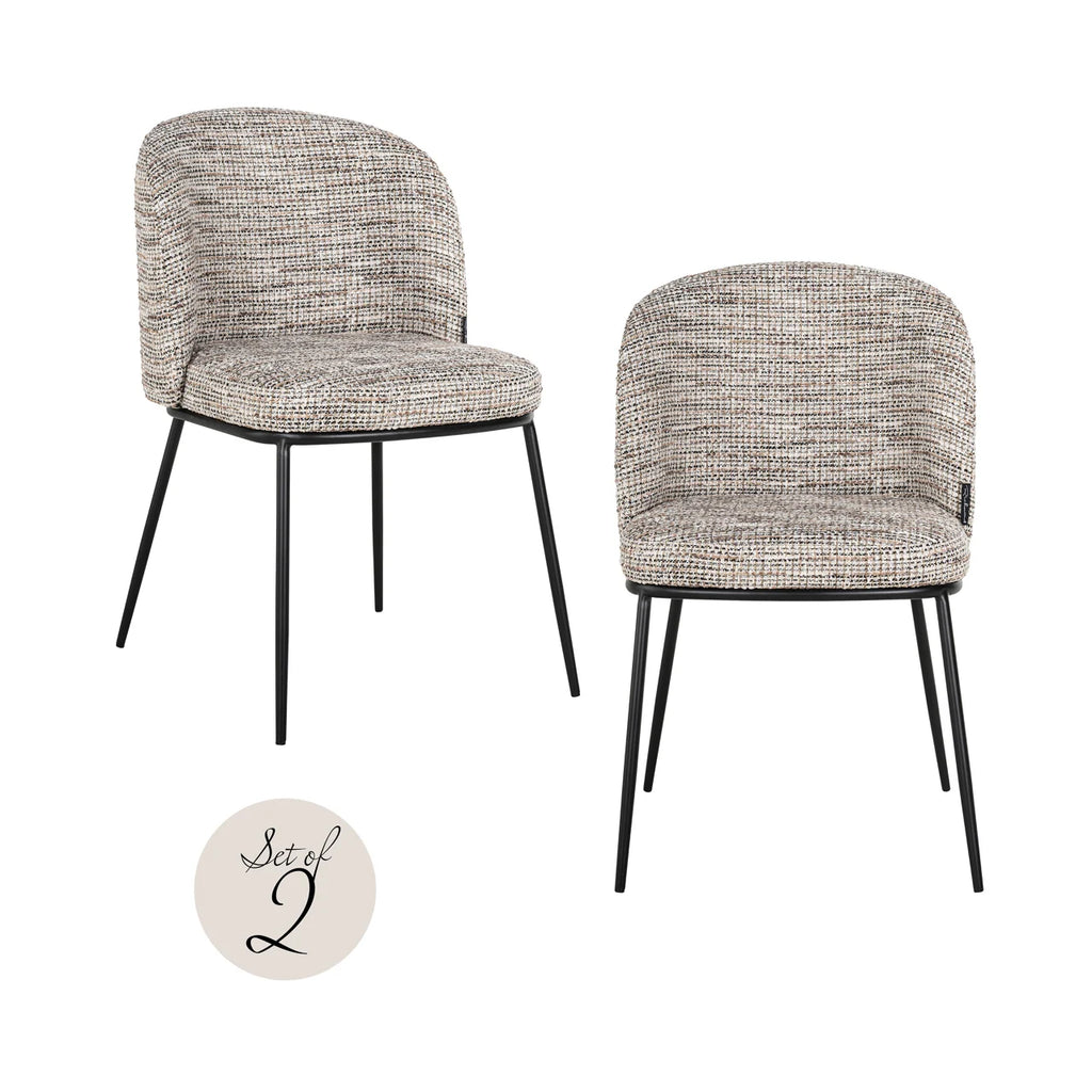 Esszimmerstuhl Elvi trendy nature fire retardant (Set of 2)