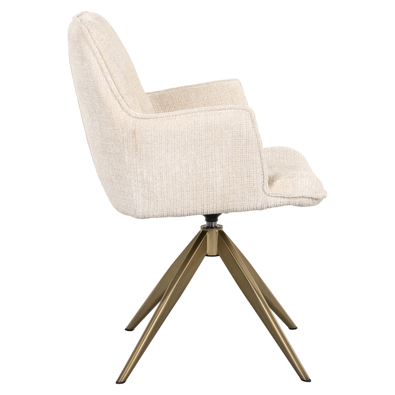 Esszimmerstuhl Dakota niagara beige swivel with arm