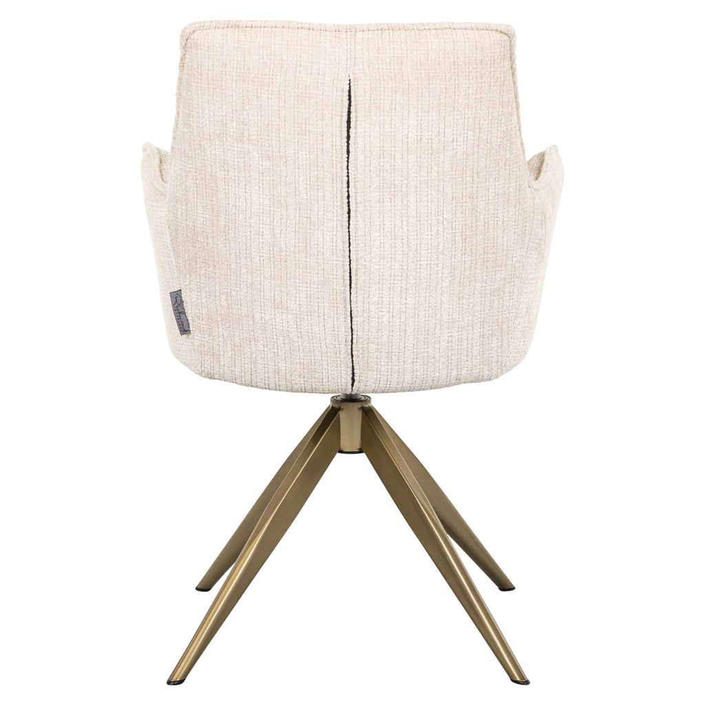 Esszimmerstuhl Dakota niagara beige swivel with arm