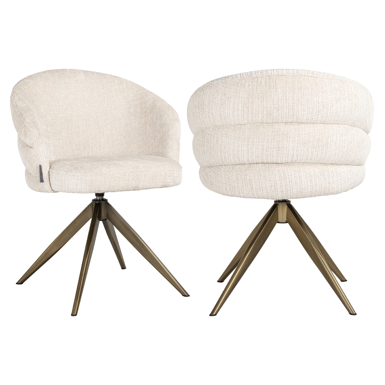 Esszimmerstuhl Zendaya niagara beige swivel