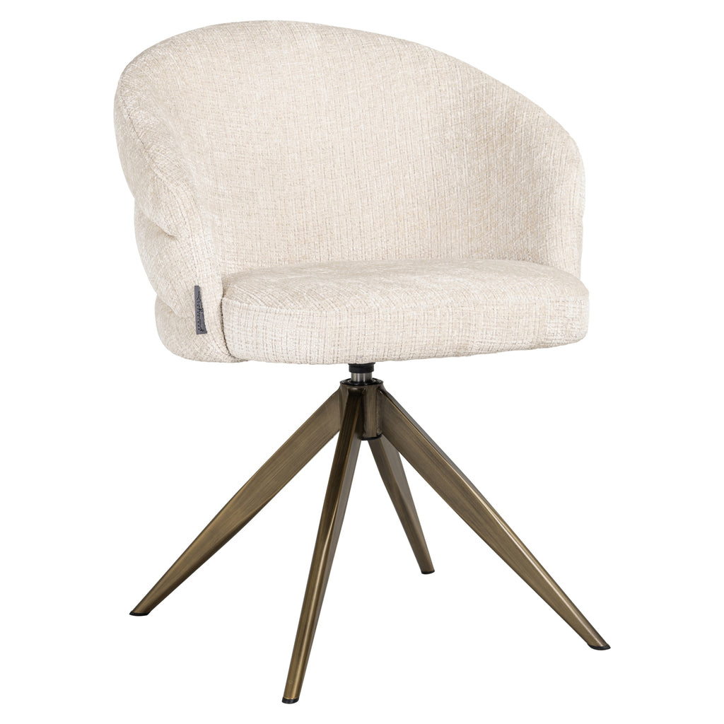Esszimmerstuhl Zendaya niagara beige swivel