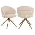 Esszimmerstuhl Zendaya biscotti swivel fire retardant