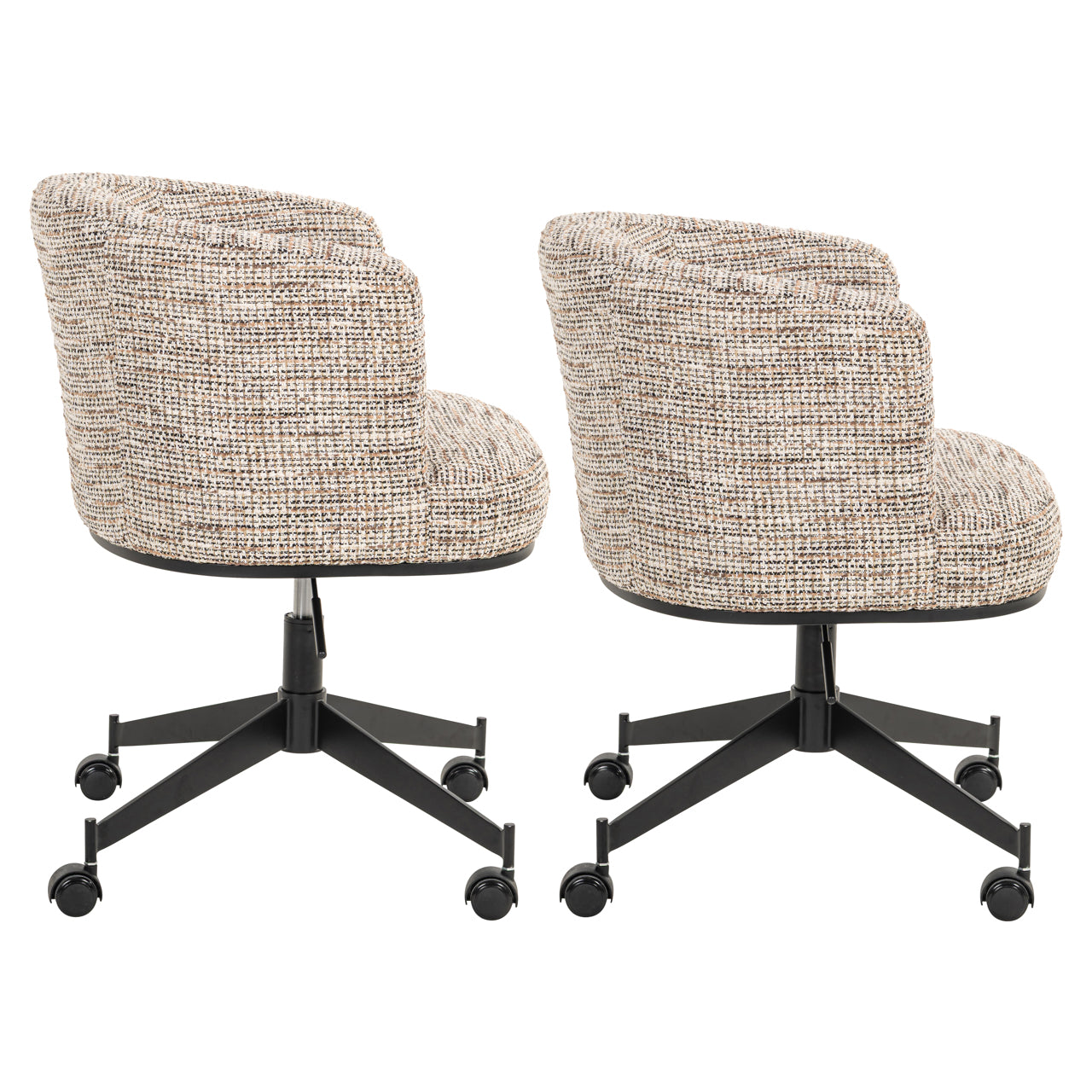 Esszimmerstuhl Rochenne trendy nature swivel on wheels