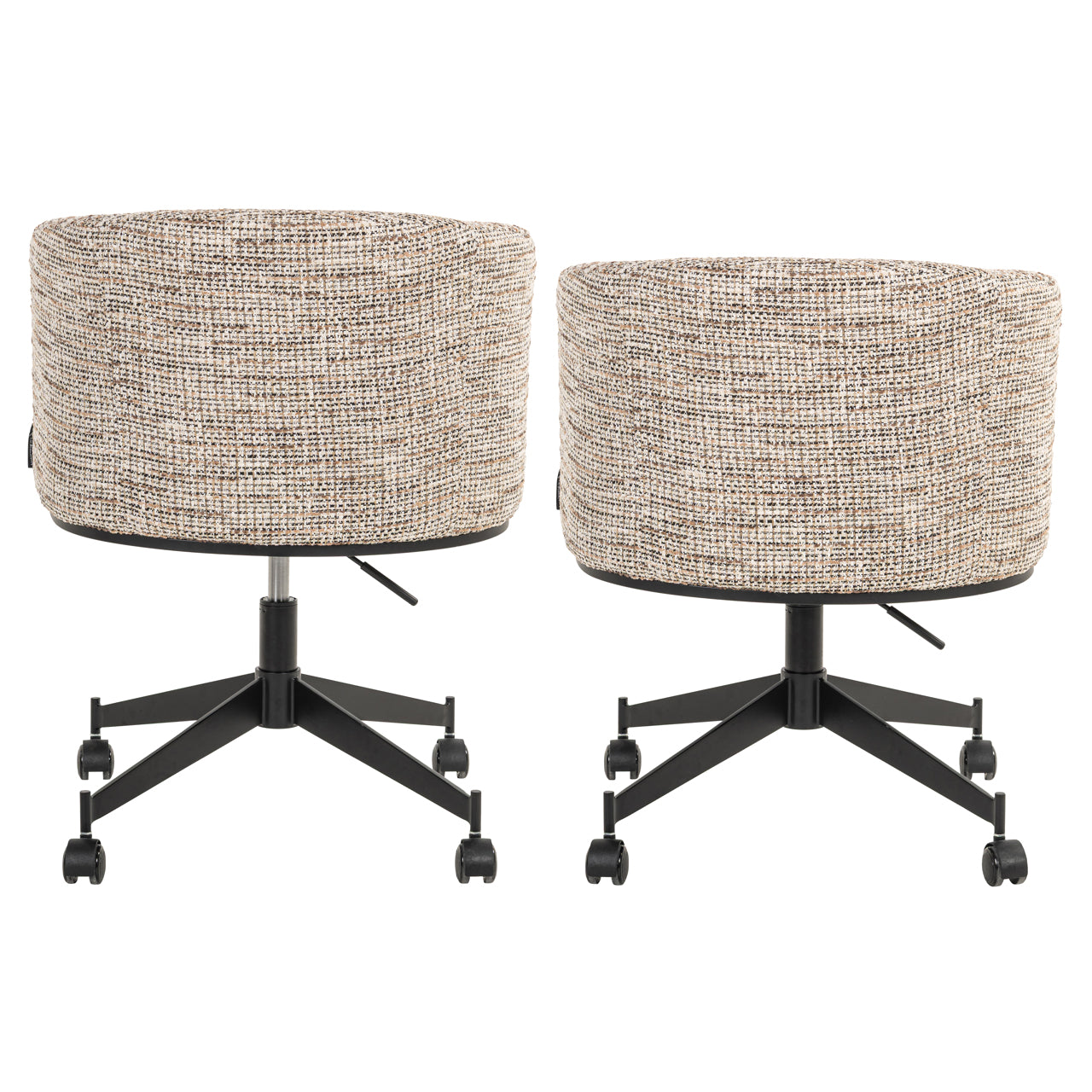 Esszimmerstuhl Rochenne trendy nature swivel on wheels