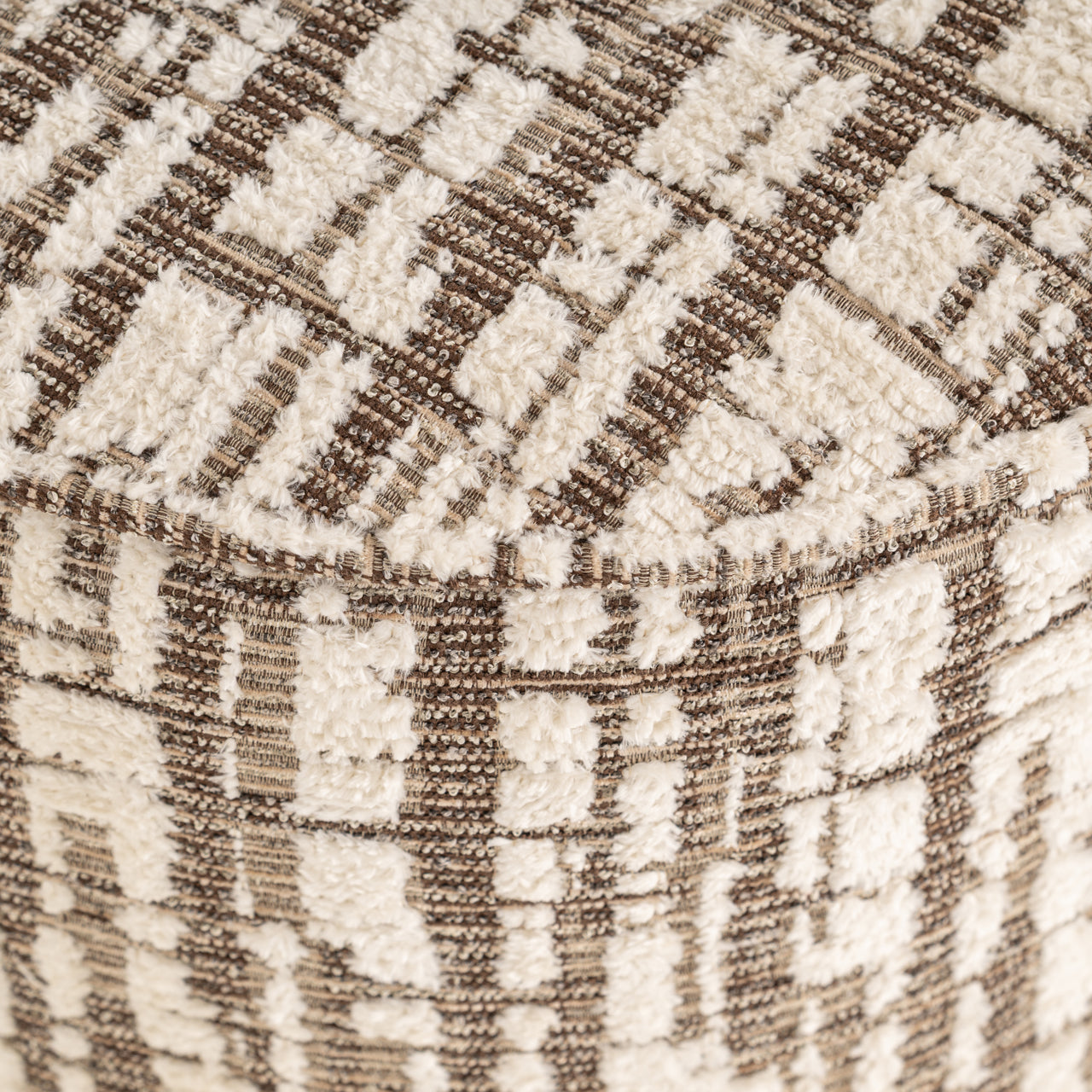 Hocker & Fußbank Lexie cream 45Ø