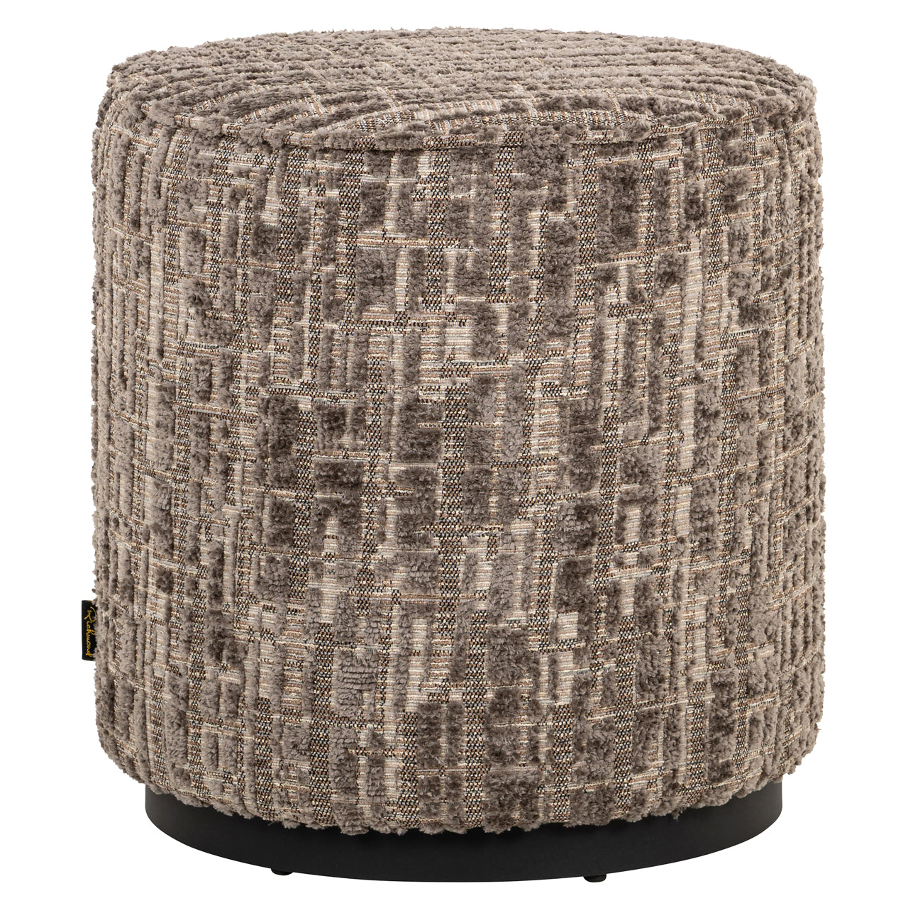 Hocker & Fußbank Lexie greige 45Ø