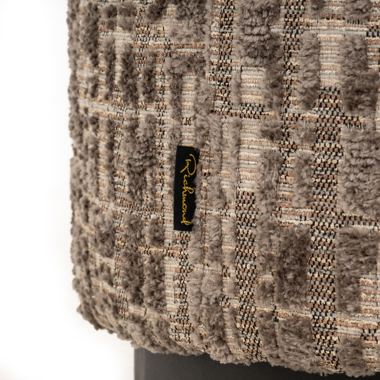 Hocker & Fußbank Lexie greige 45Ø