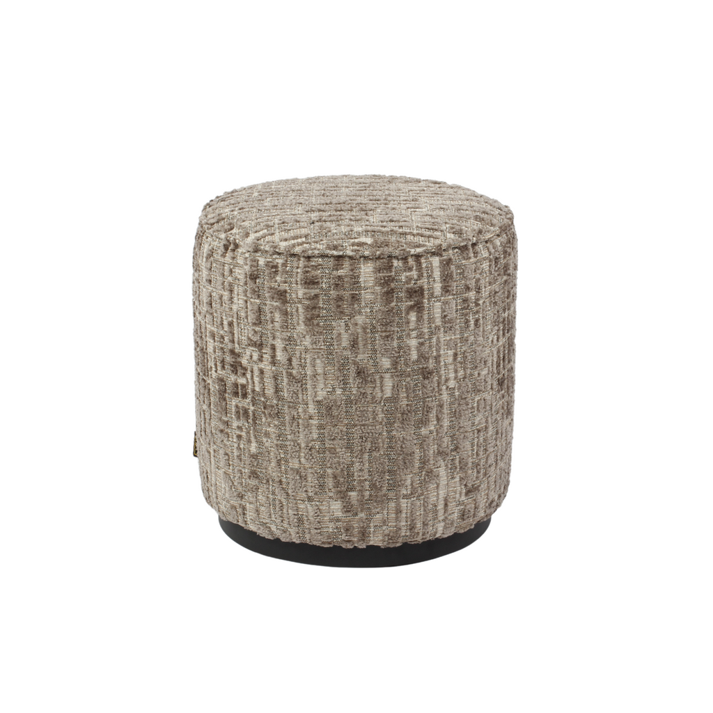 Hocker & Fußbank Lexie greige 45Ø