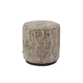 Hocker & Fußbank Lexie greige 45Ø