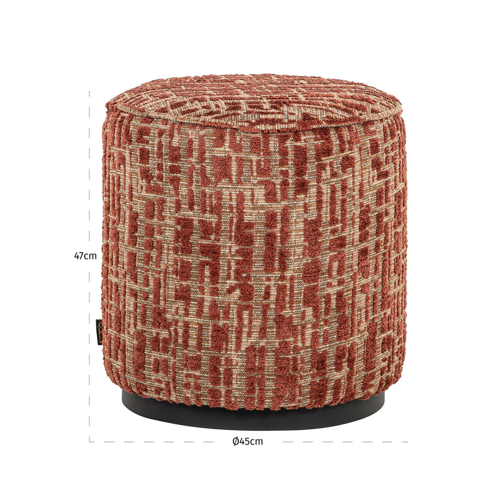 Hocker & Fußbank Lexie terra 45Ø