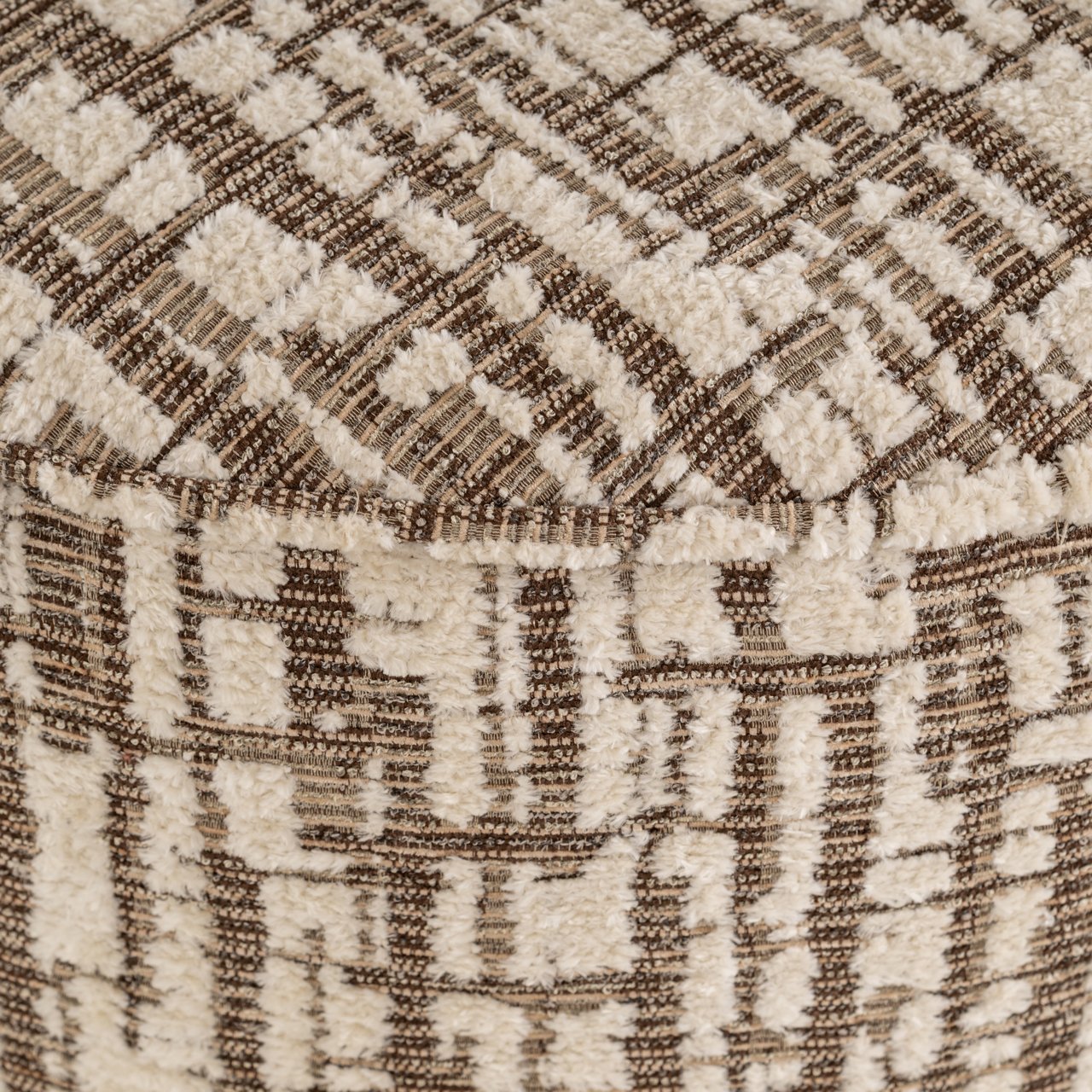 Hocker & Fußbank Lexie cream 70Ø