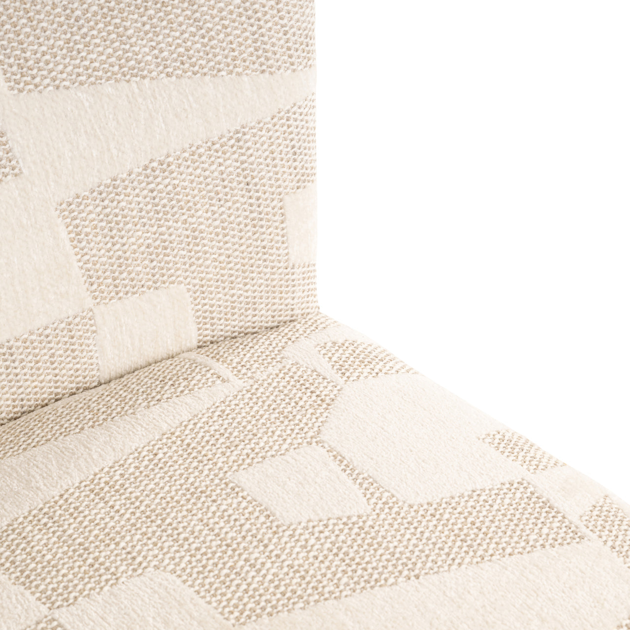 Esszimmerstuhl Lorain beige graffic on wheels