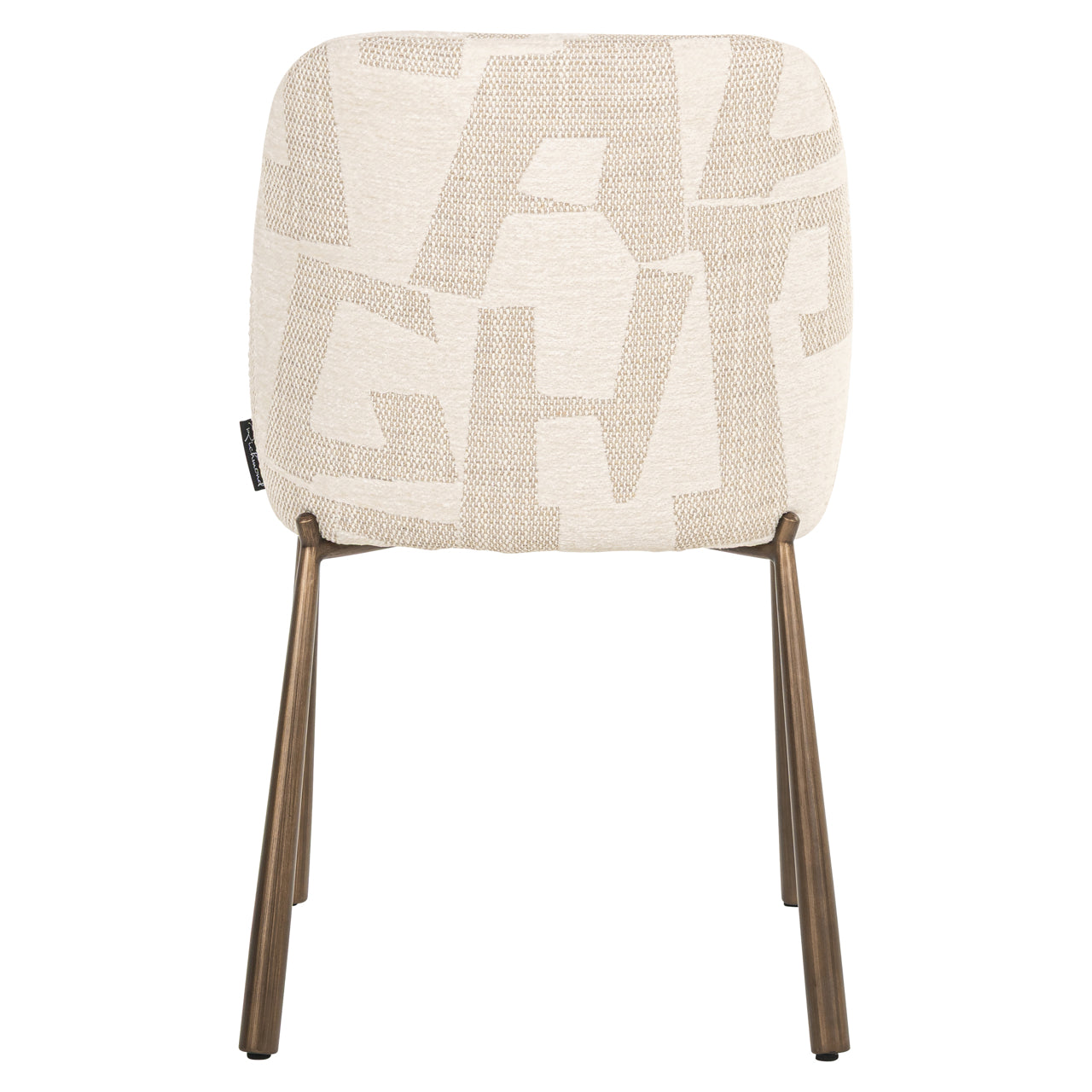 Esszimmerstuhl Lana beige graffic (Set of 2)