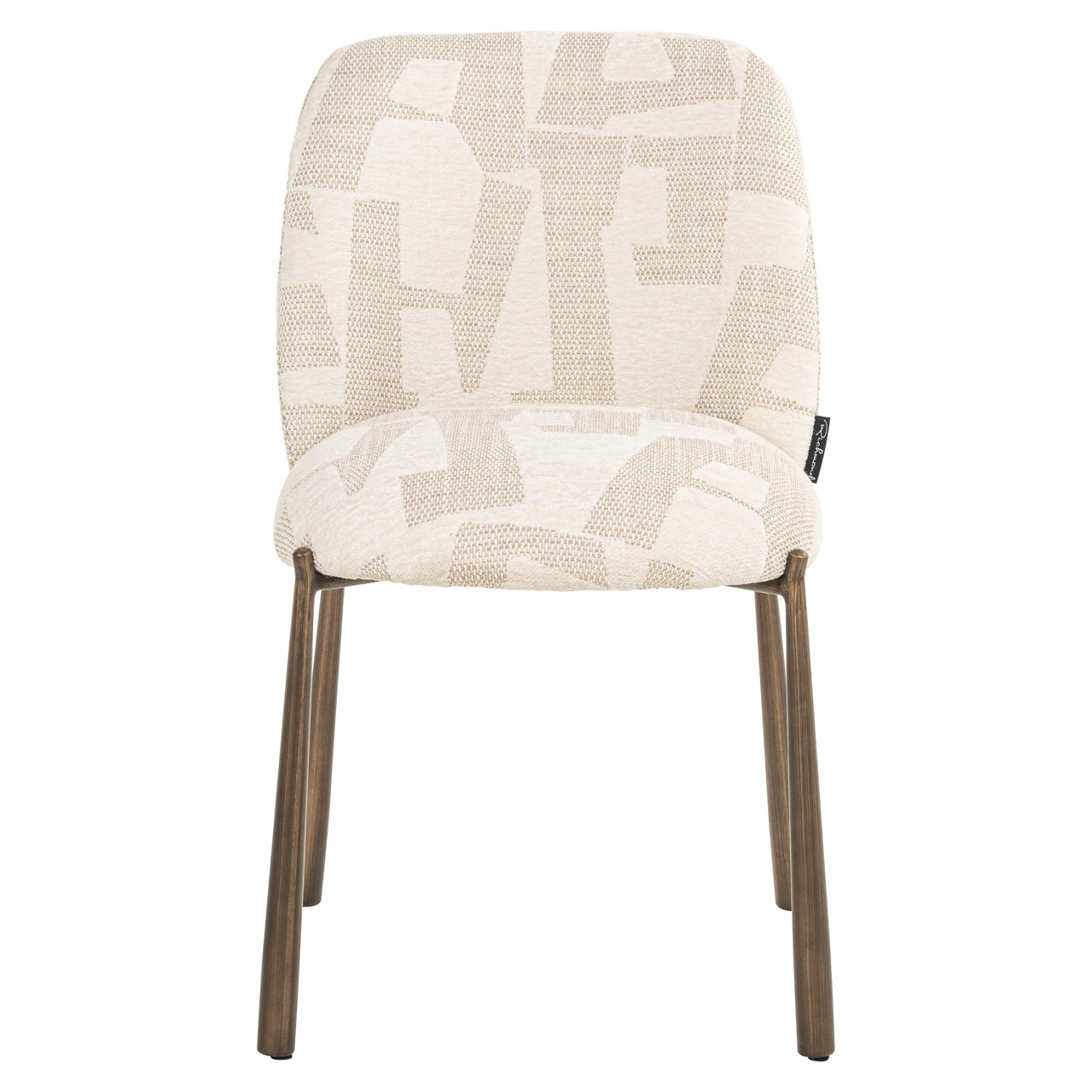 Esszimmerstuhl Lana beige graffic (Set of 2)
