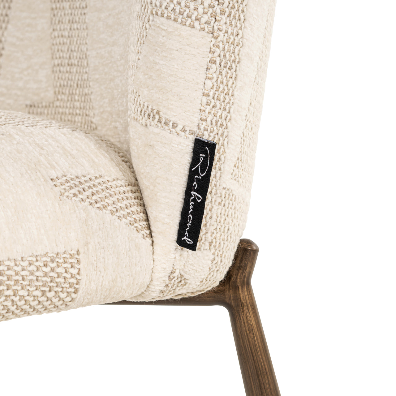 Esszimmerstuhl Lana beige graffic (Set of 2)