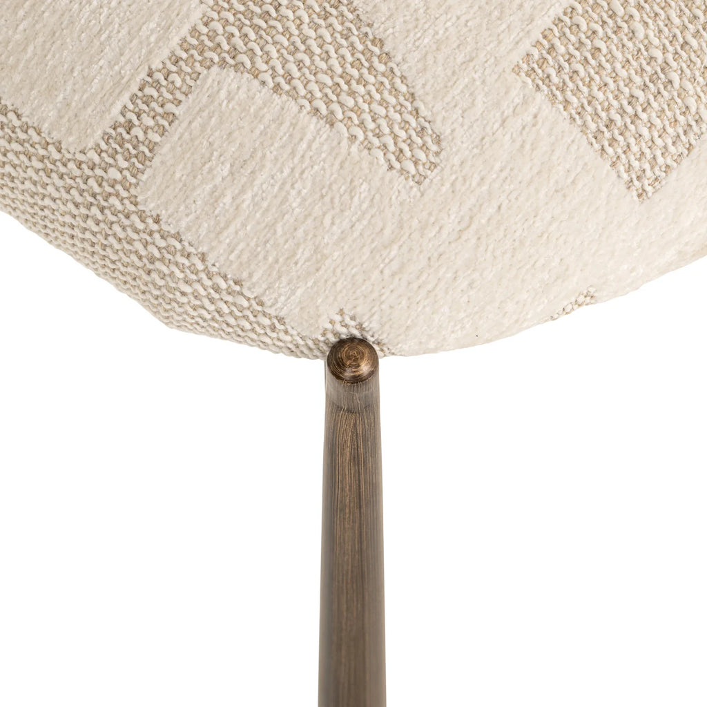 Esszimmerstuhl Lana beige graffic (Set of 2)