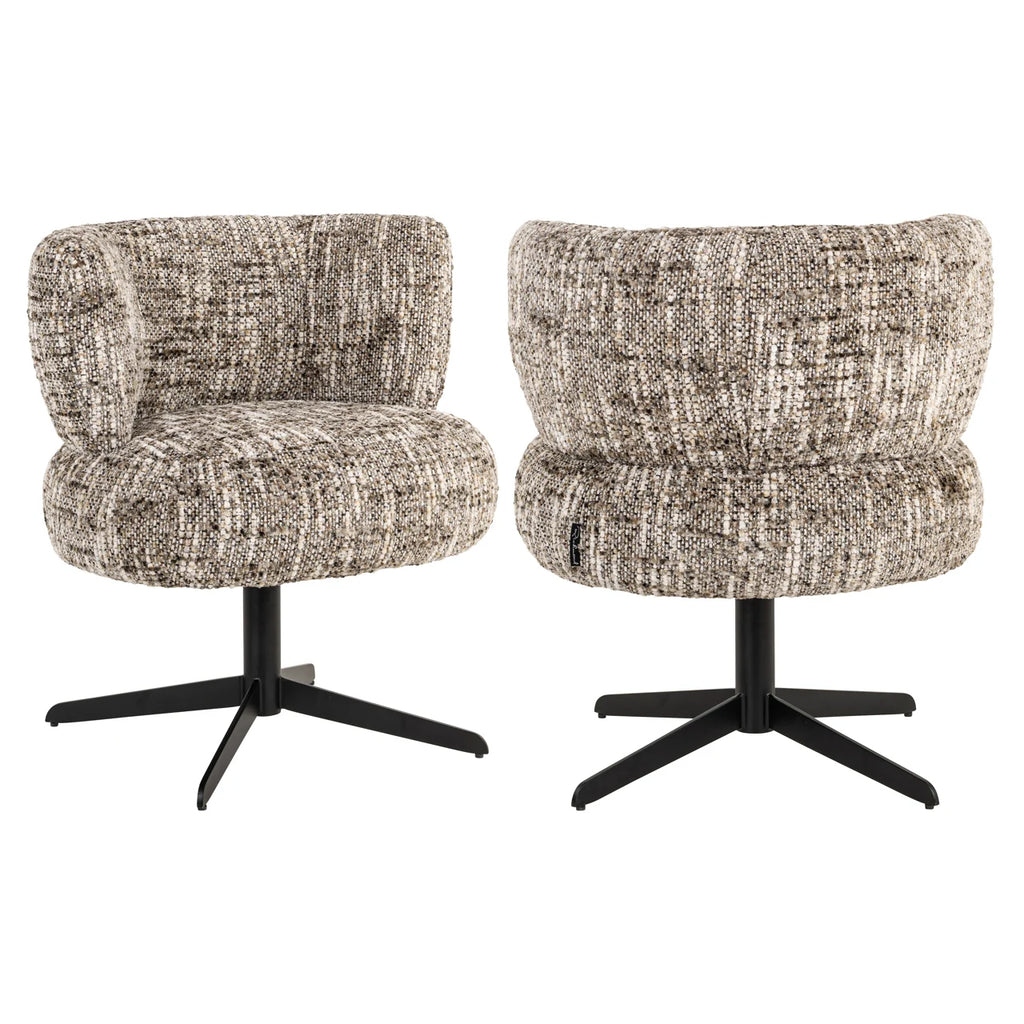 Esszimmerstuhl Alexis brown omara swivel