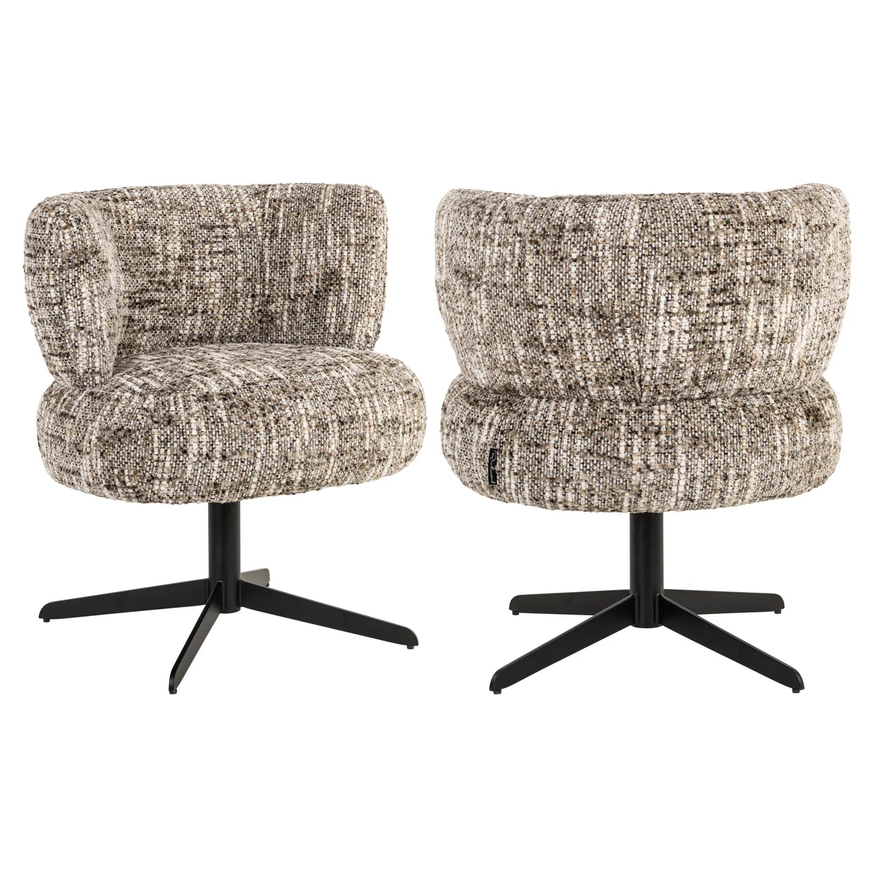 Esszimmerstuhl Alexis brown omara swivel