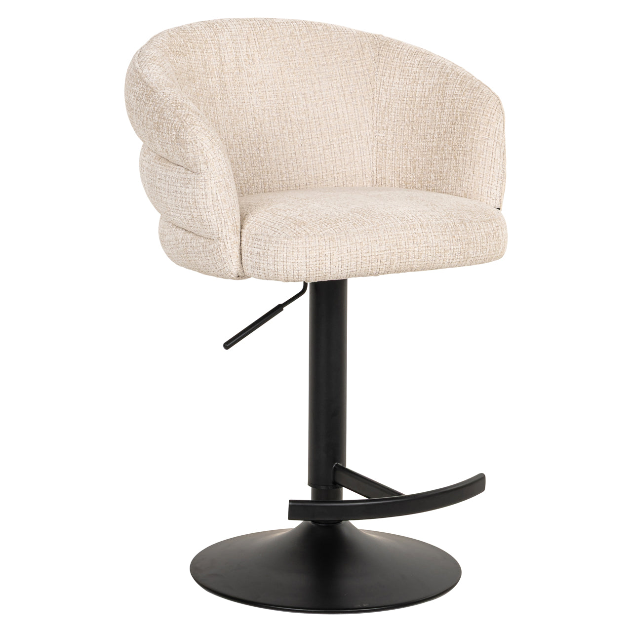 Barhocker Nikki niagara beige swivel fire retardant