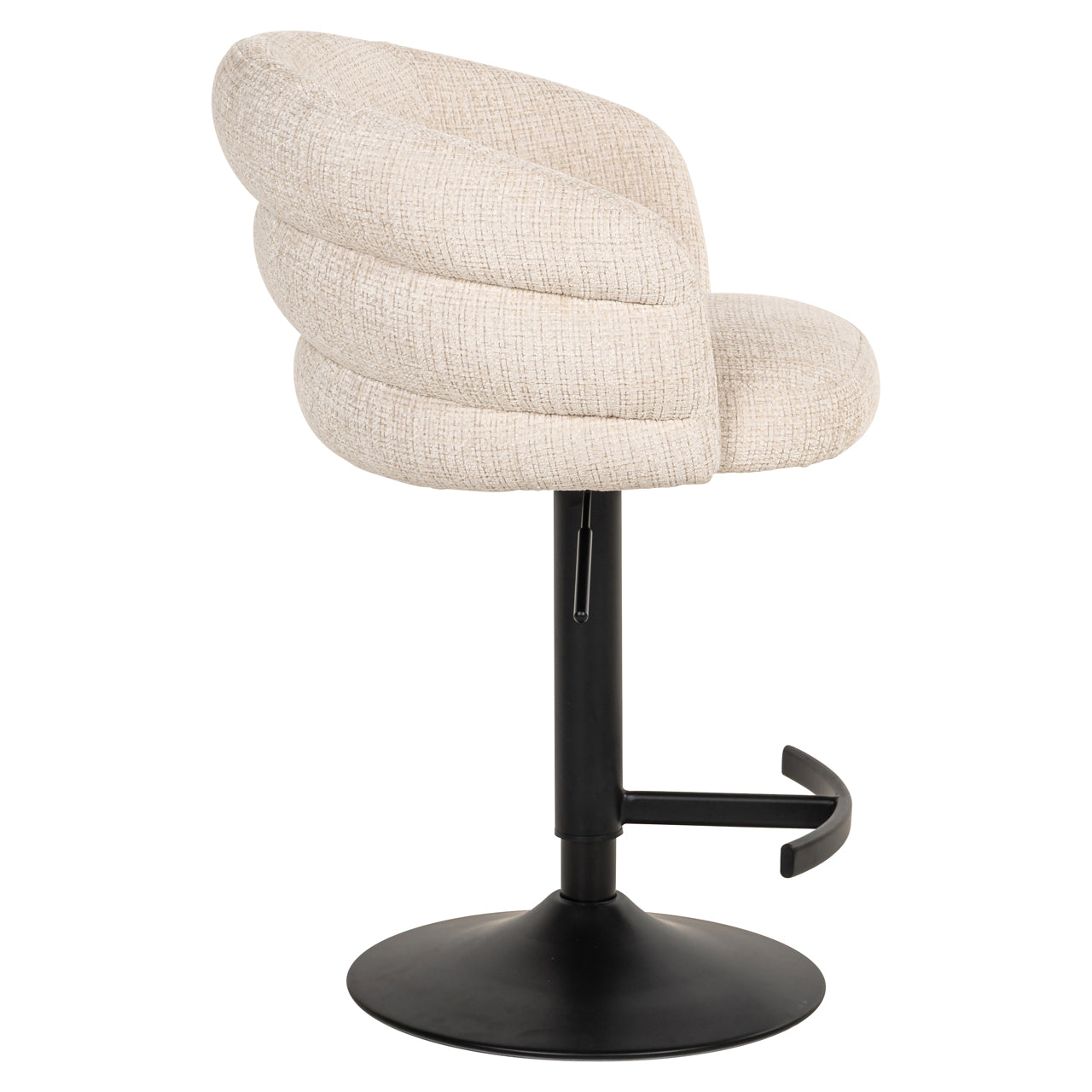 Barhocker Nikki niagara beige swivel fire retardant