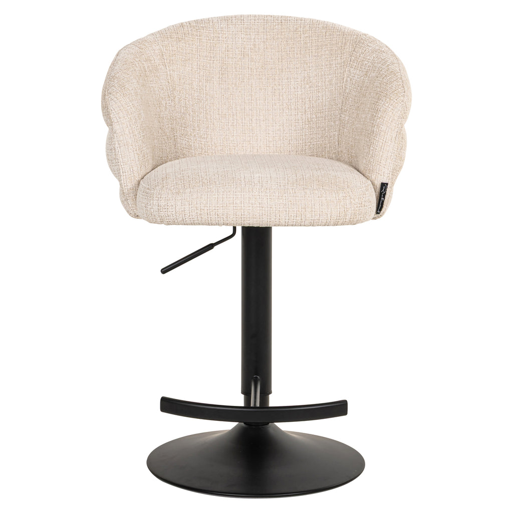 Barhocker Nikki niagara beige swivel fire retardant