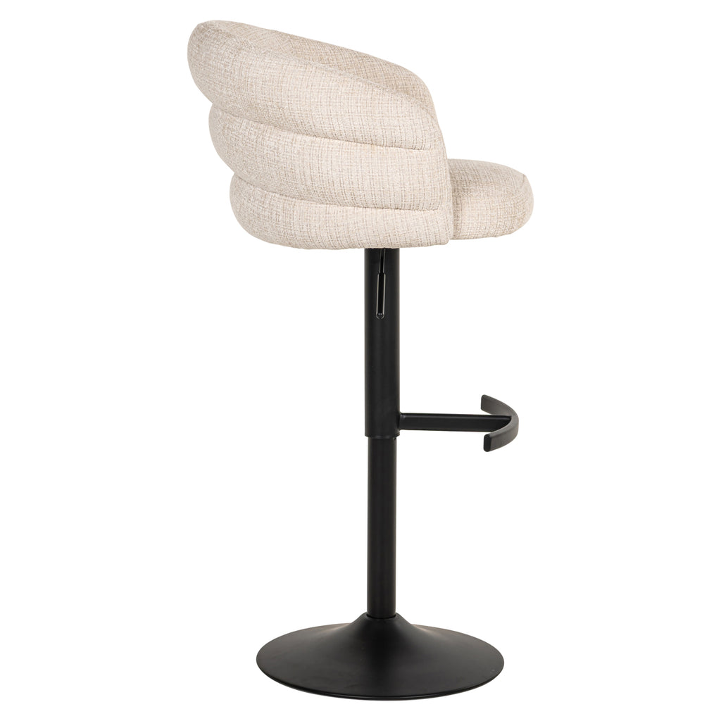 Barhocker Nikki niagara beige swivel fire retardant