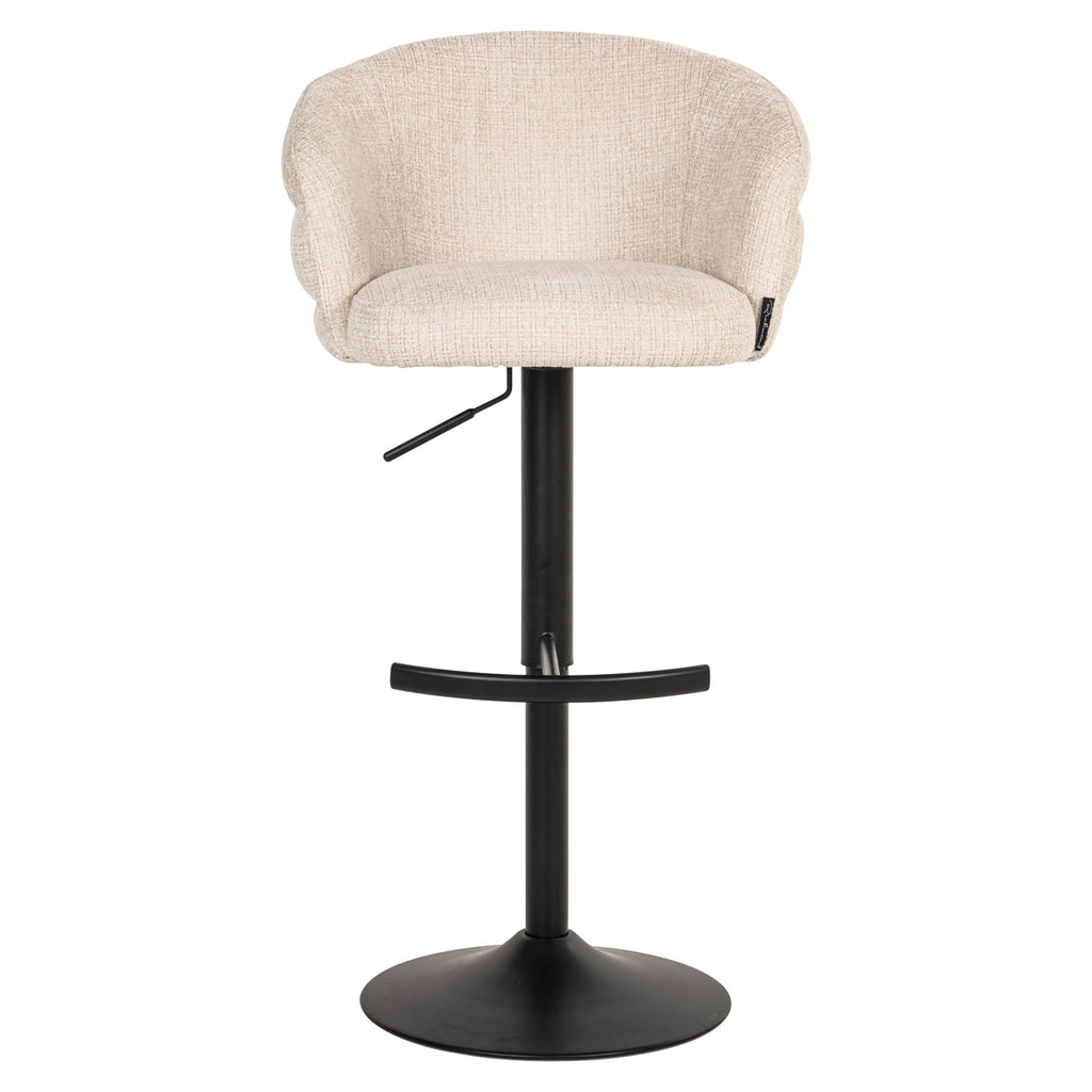 Barhocker Nikki niagara beige swivel fire retardant