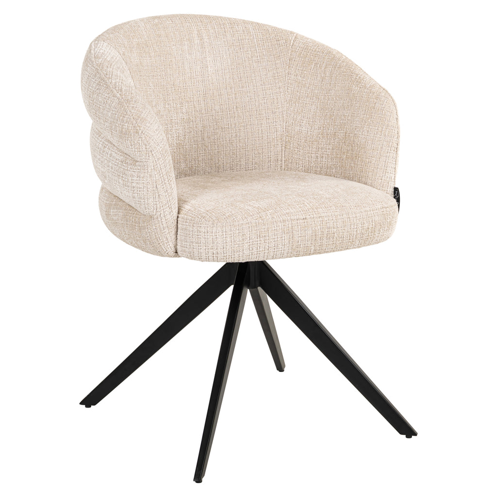 Esszimmerstuhl Serenity niagara beige swivel fire retardant