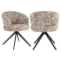 Esszimmerstuhl Serenity brown omara swivel fire retardant