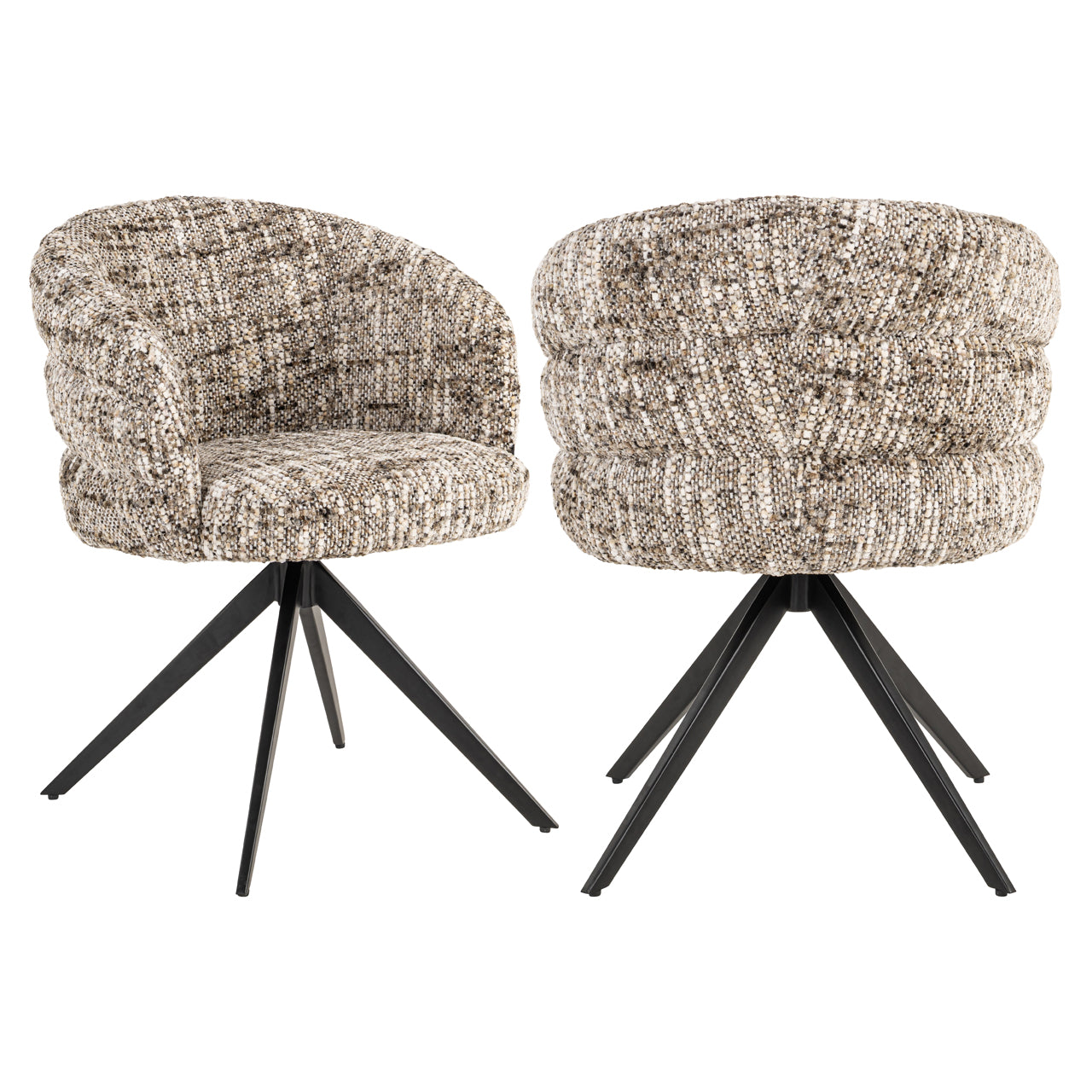 Esszimmerstuhl Serenity brown omara swivel fire retardant