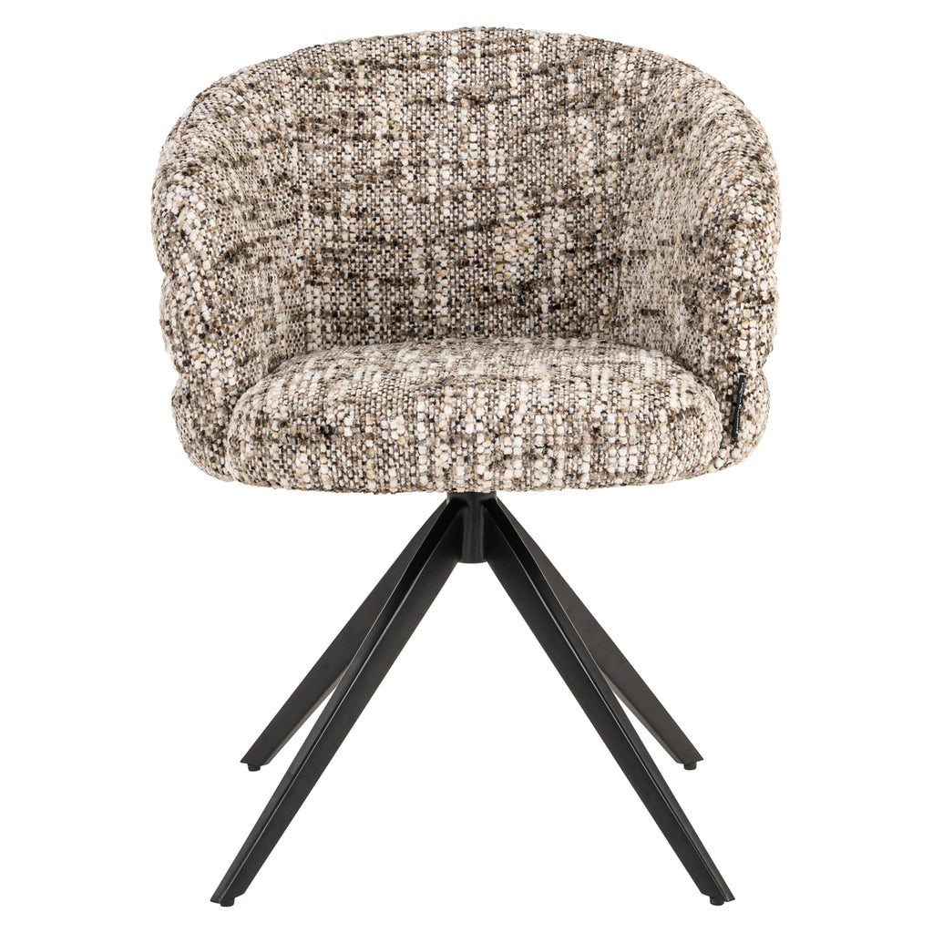 Esszimmerstuhl Serenity brown omara swivel fire retardant