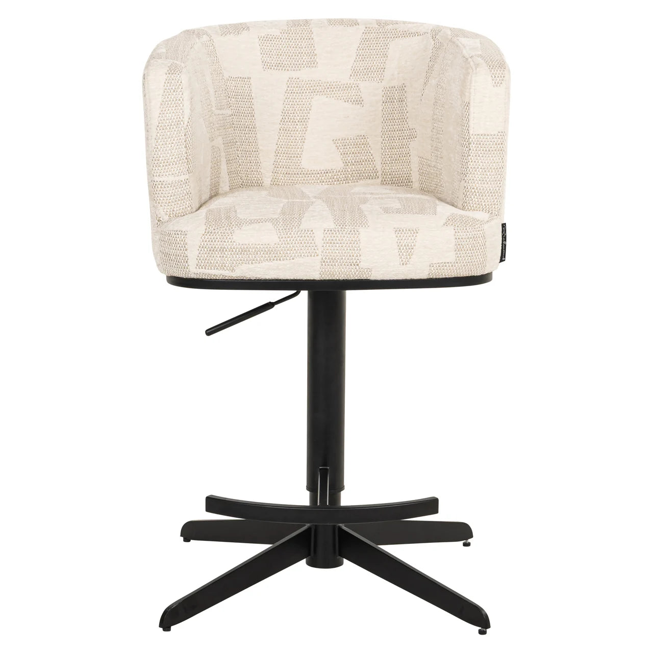 Barhocker Cheyenne beige graffic swivel