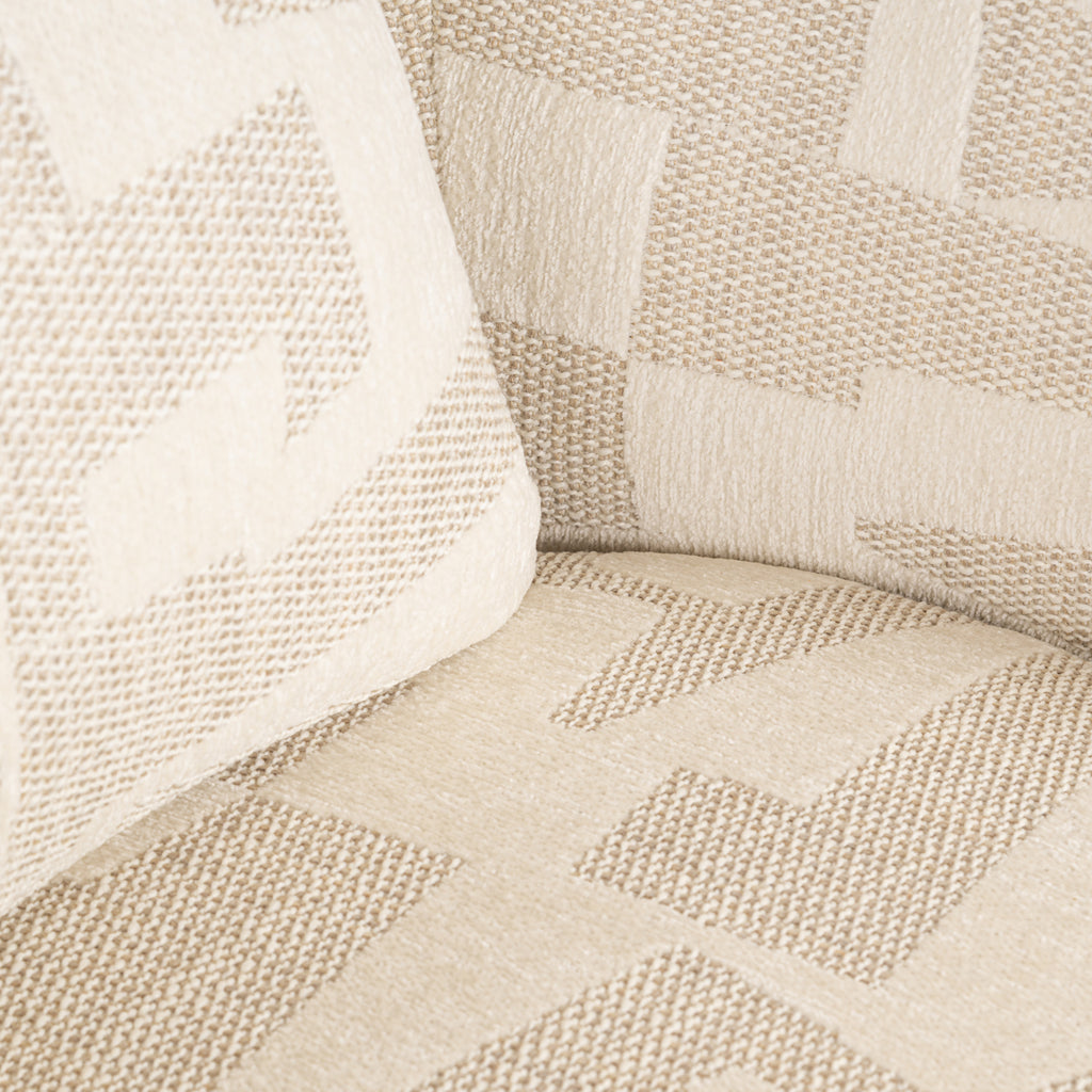 Lounge Stuhl Tuscany beige graffic